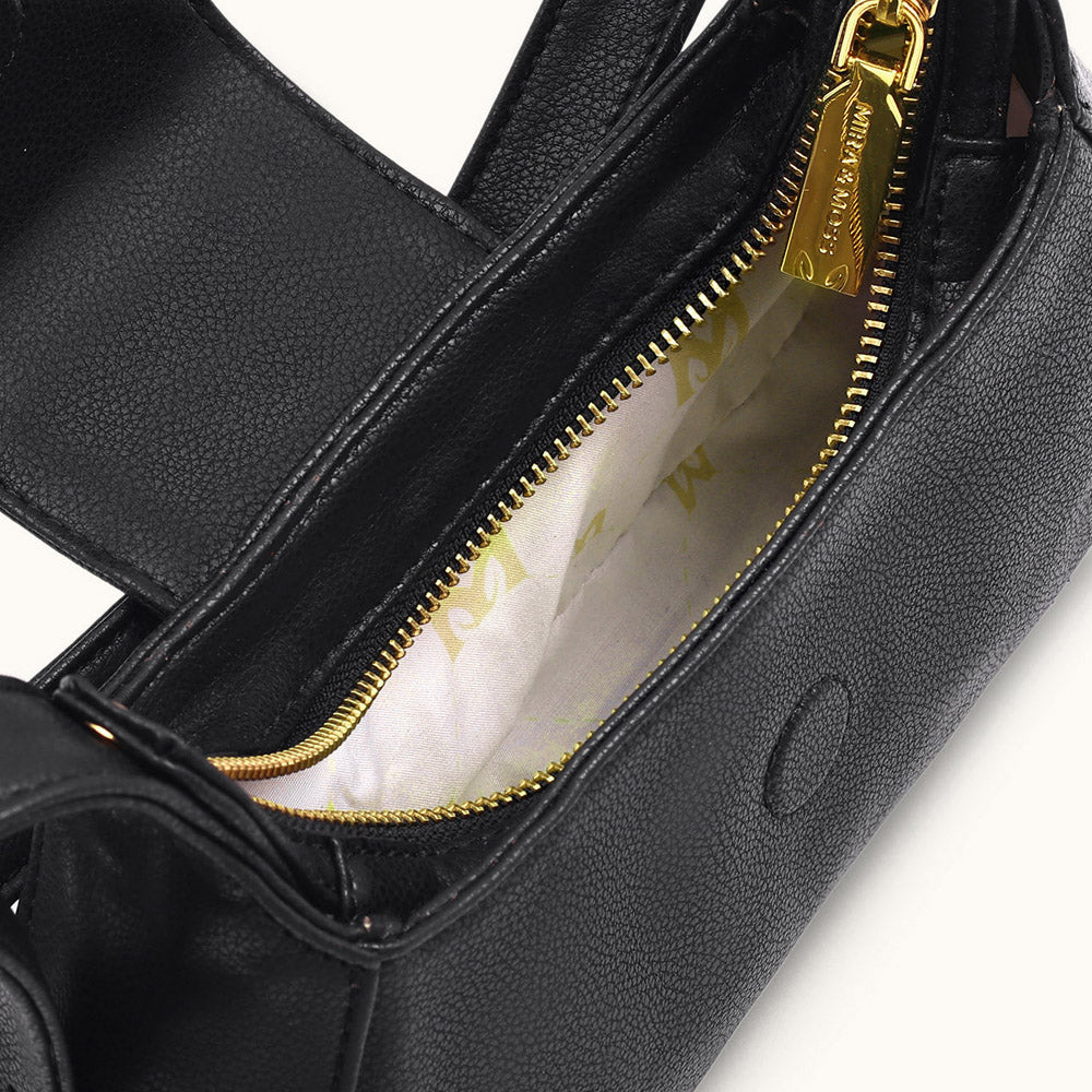 Wise Mira & Moss Graciela Petite Shoulder Bag - Black