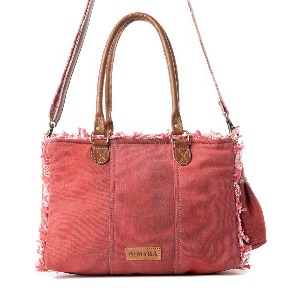 Mother's Coastal Steel Upcycled Tote in Red