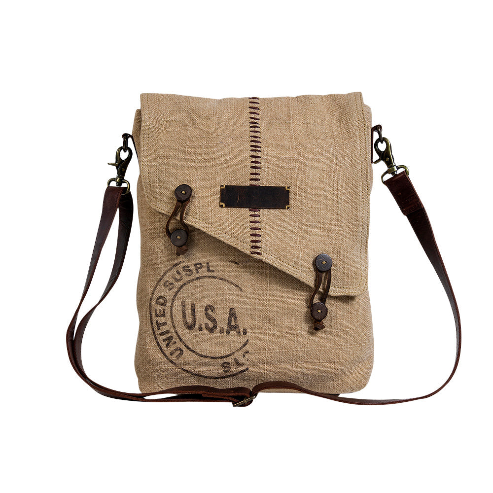 Maiden's U.S.A. Vintage-Look Shoulder Bag