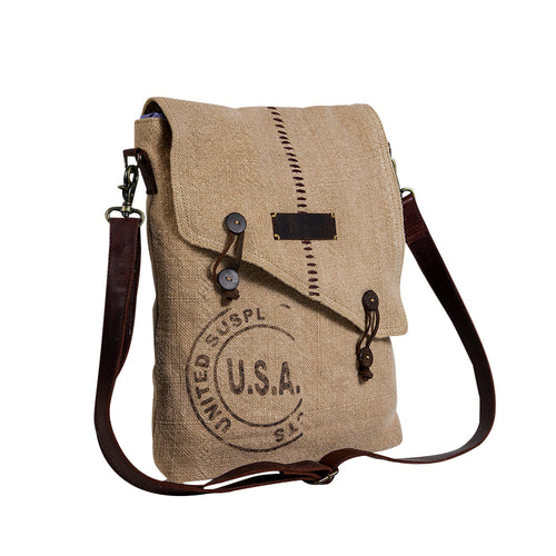 Maiden's U.S.A. Vintage-Look Shoulder Bag