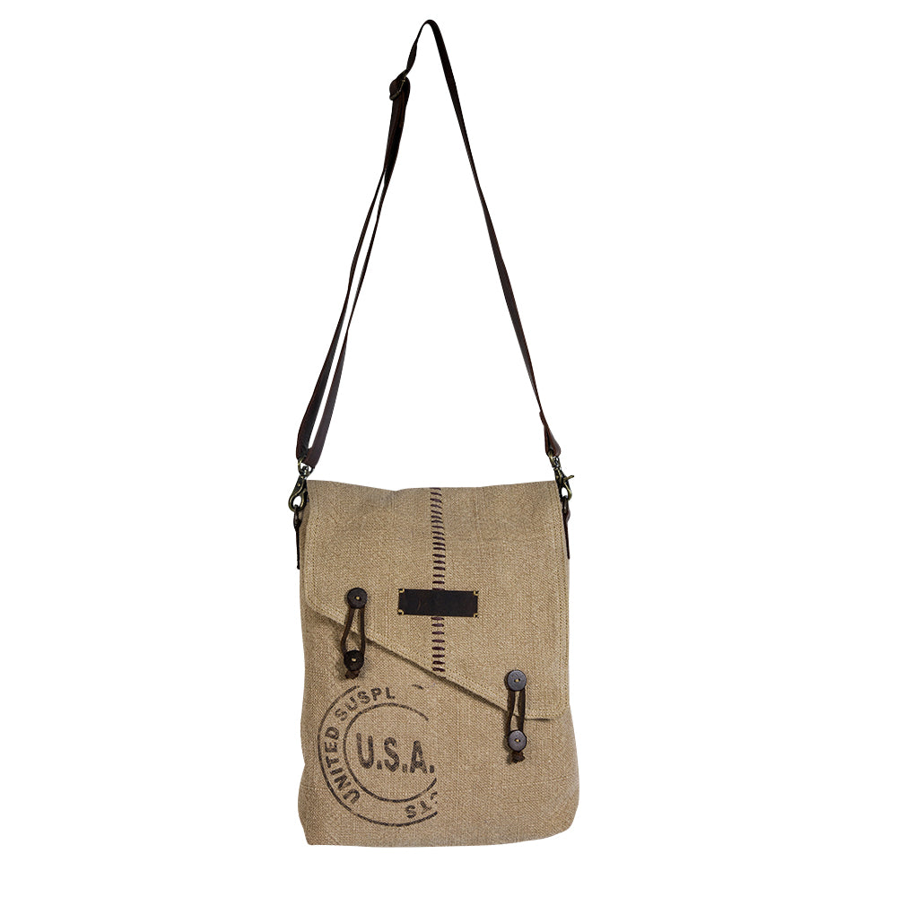 Maiden's U.S.A. Vintage-Look Shoulder Bag